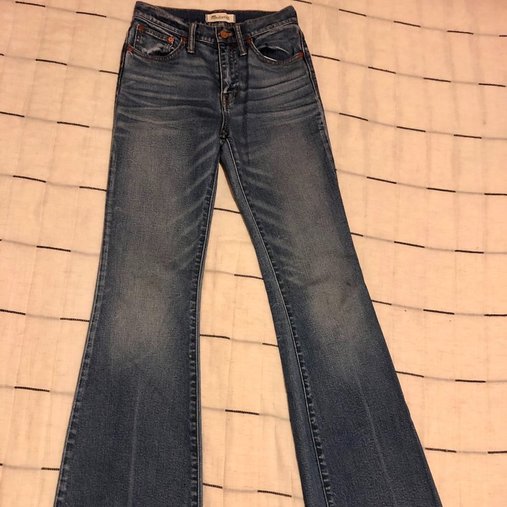 Madewell sz 24 High Rise Flare Jeans Medium Wash